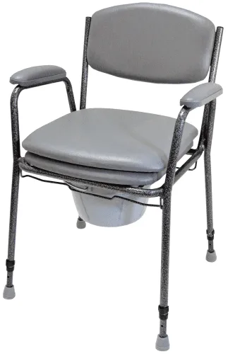 Toilettenstuhl TS 130, grau
