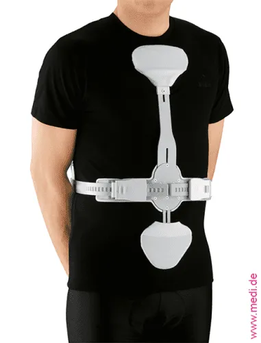Hyperextensionsorthese 3C 27 cm silber