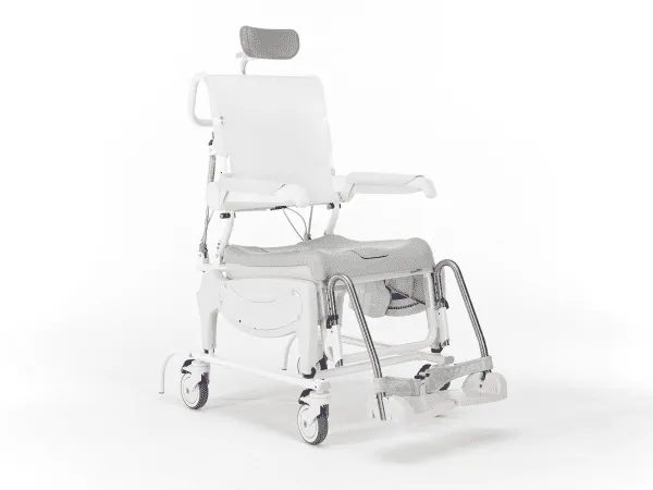 Dusch- und Toilettenrollstuhl AQUATEC OCEAN VIP ERGO mit Topf,Halter,Softsitz