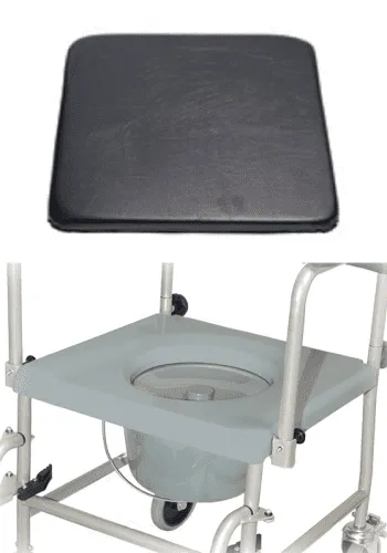 Sitzbrille für Toilettenrollstuhl TRS 130, grau