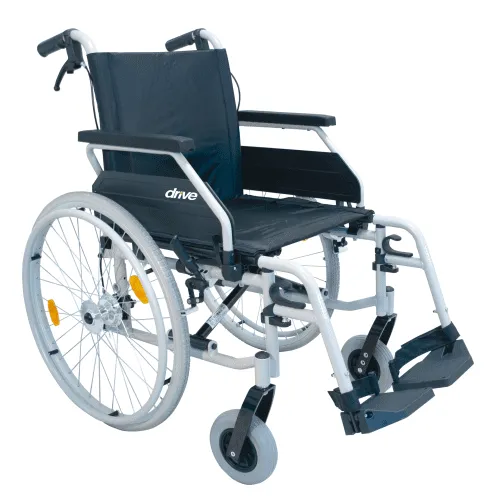 Rollstuhl Ecotec 2G, Steckachse, Trommelbremse, silber, max. 130 kg