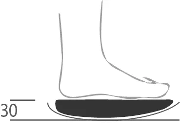 Verbandschuh FREIBURG, schwarz