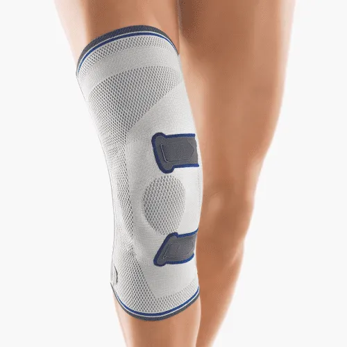 Bort Kniebandage Asymmetric, silber