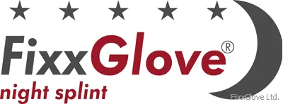 Nachtlagerungs-Schiene FixxGlove super plus, schwarz-blau-weiß