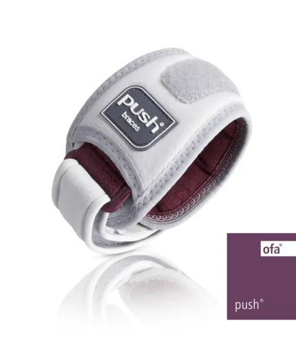 Ellenbogenbandage Push Med Epi grau-aubergine universal