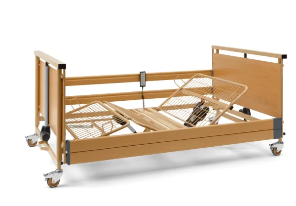 Burmeier Pflegebett Allura II, 24V 4-geteilt, 100x200cm,Holz