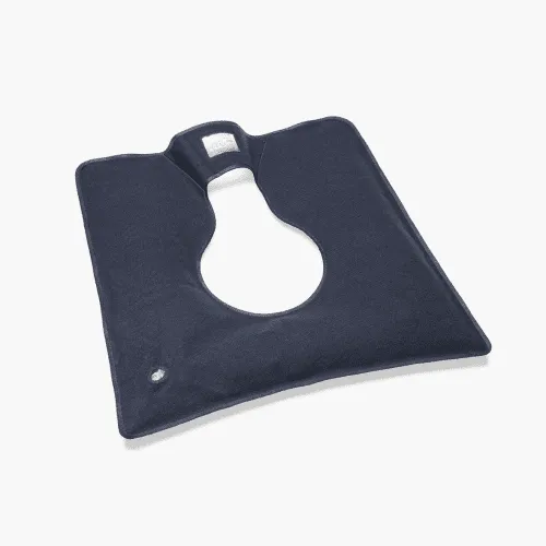 Sitzkissen Codyn mit Aussparung 45x45 cm blau