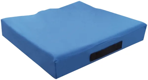 Sitzkissen CUBE VISCO mit Inkontinenzbezug, blau
