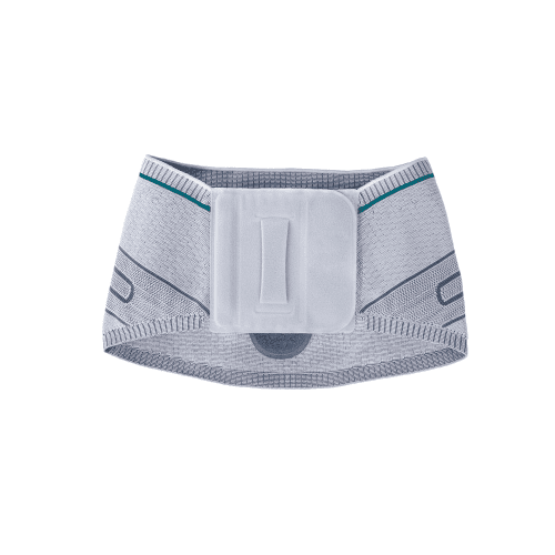 Rückenbandage b:joynz back support waisted zur Kompression mit Massagepelotte