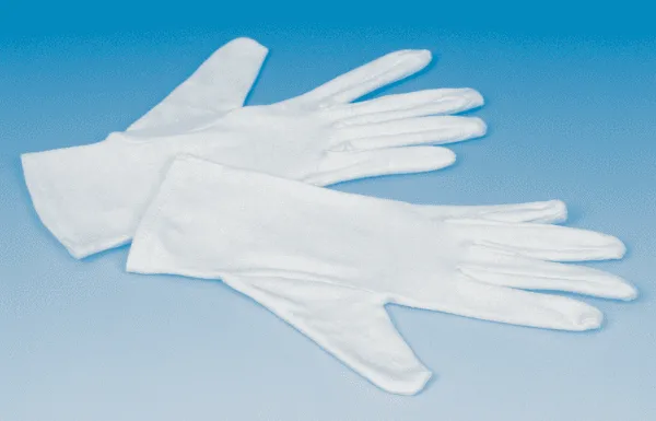 Zwirnhandschuh weiß