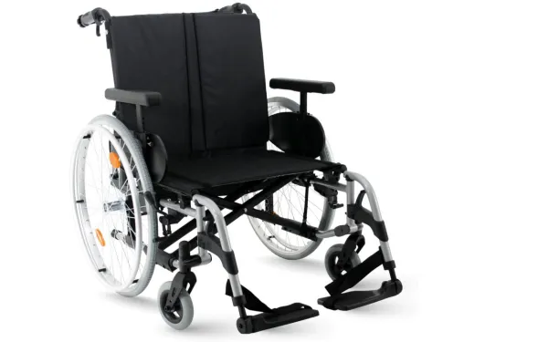 Rollstuhl Breezy Rubix 2 XL, TrBr, Steckachse, brillantsilber